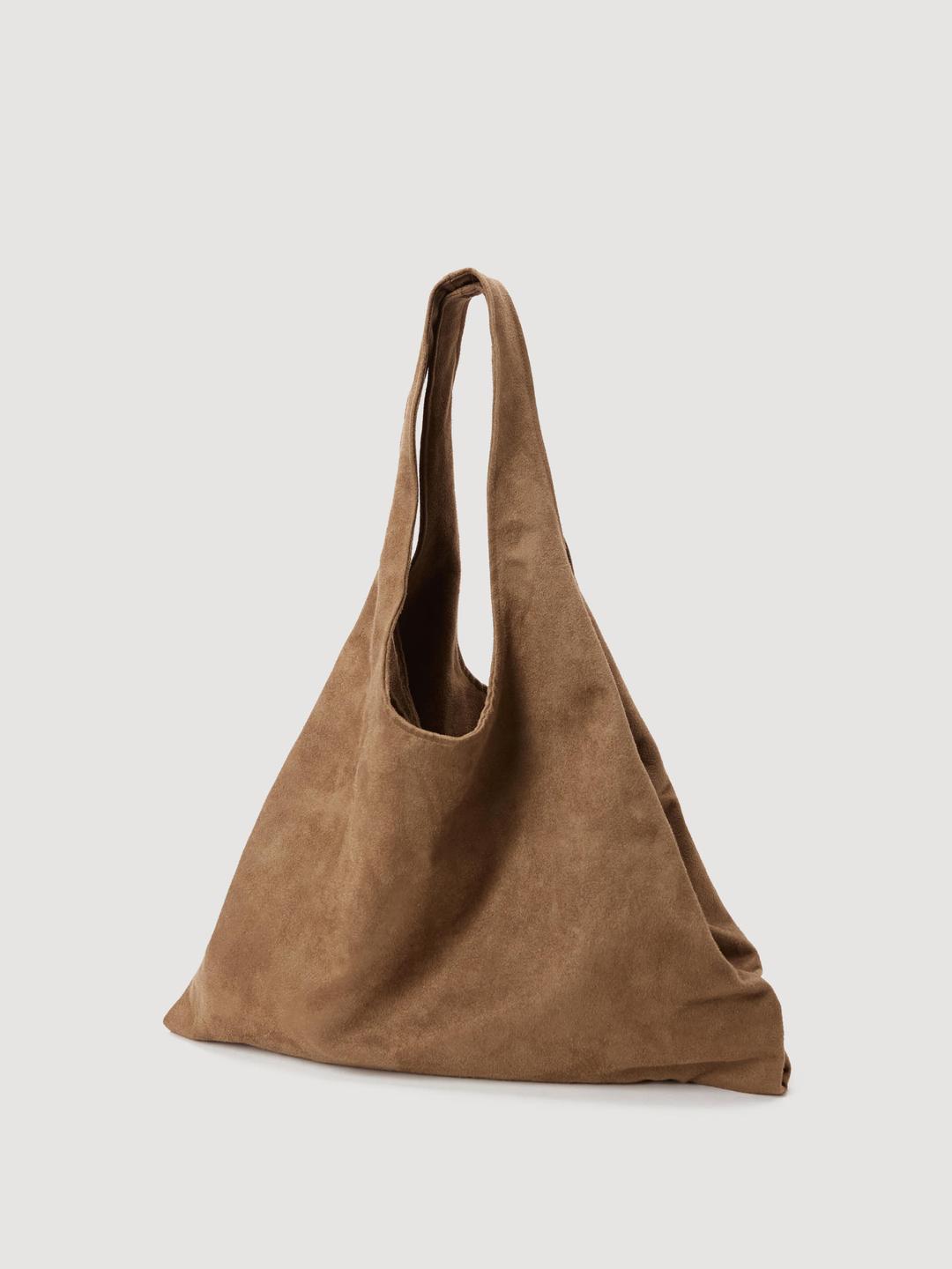 Flower Market Bag - Suede Beige