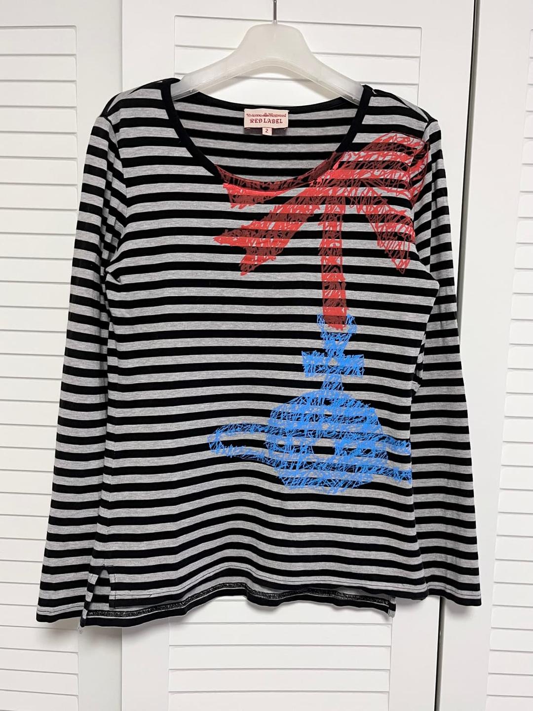vivienne westwood 비비안웨스트우드 스트라이프 티셔츠 | 후루츠패밀리