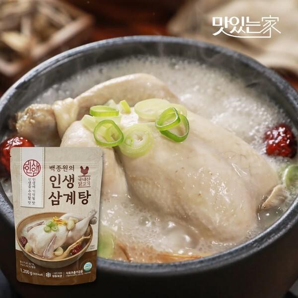 백종원 인생삼계탕  1200g x 8팩
