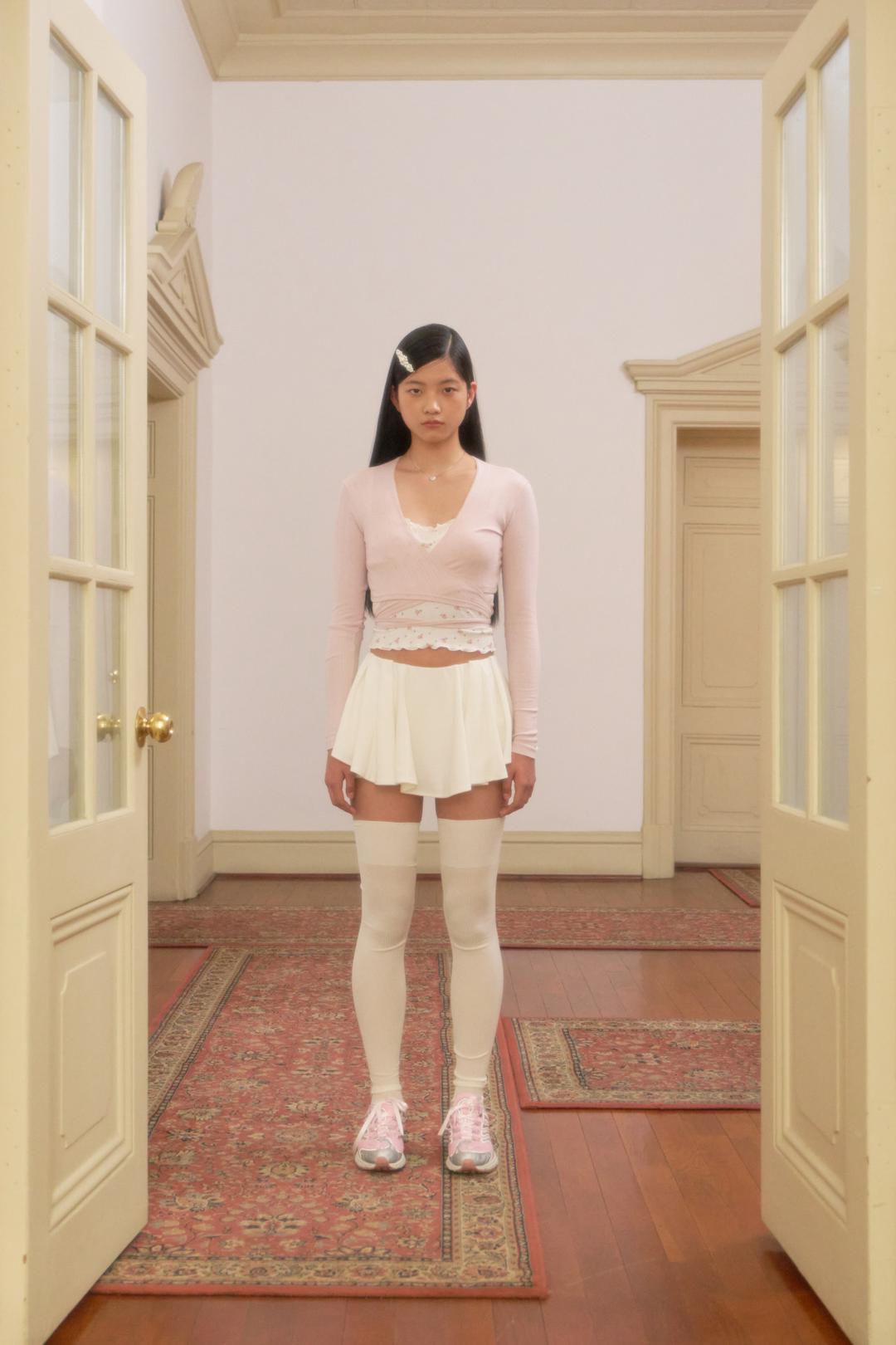 Strappy Wrap Cardigan(Pink) (22FW 동일상품)