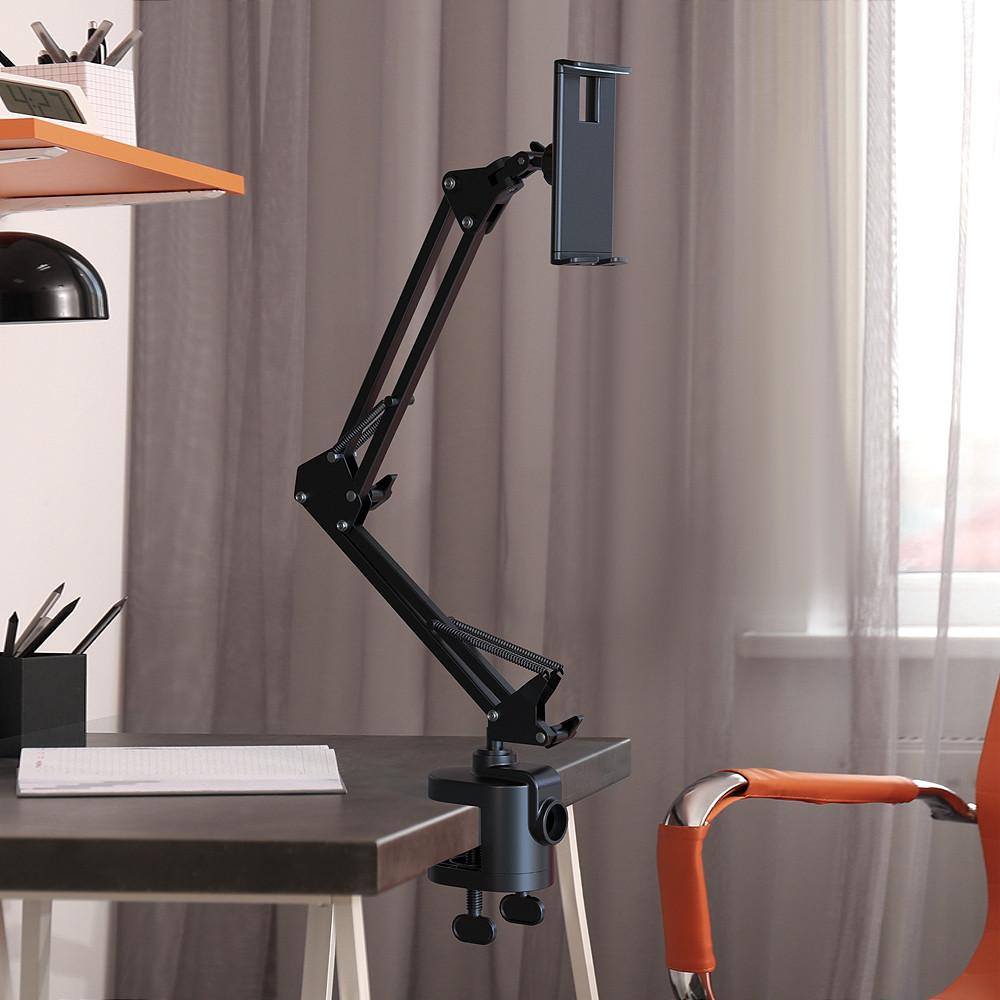 주파집 핸드폰 태블릿 침대형 자바라 거치대