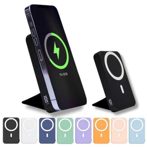 이팟 맥세이프 22.5W 고속 무선충전 보조배터리 10000mAh + 맥세이프링 / 케이블 - 보조배터리 | 쿠팡