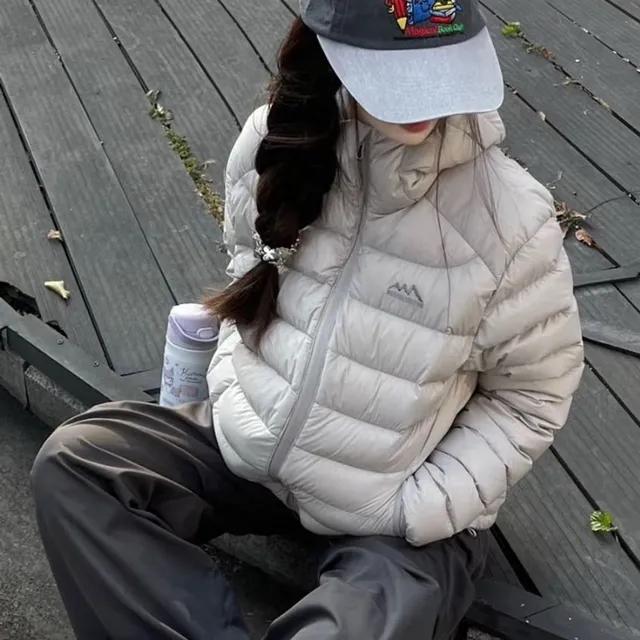 고프코어 라이트 후드 경량 패딩