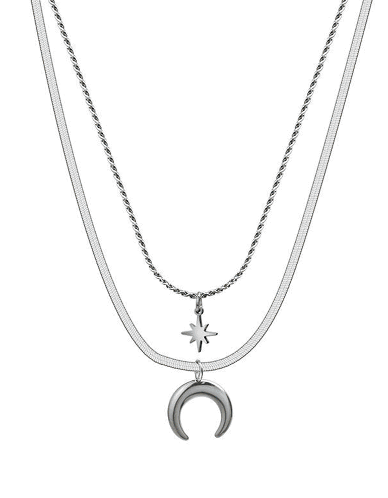 moon-star necklace [별달 목걸이]