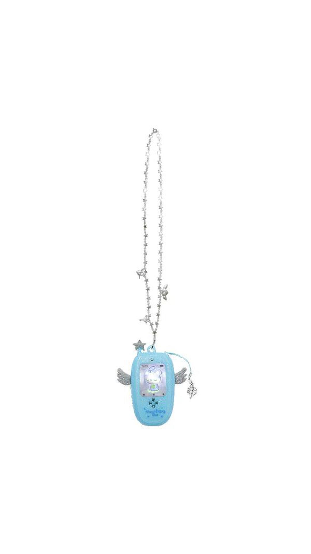 [hashtag ddd] angel wing mobile necklace