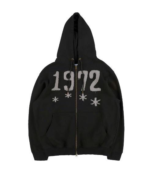 더콜디스트모먼트(THE COLDEST MOMENT)  TCM 1972 hooded zip-up (black) - 사이즈 & 후기 | 무신사