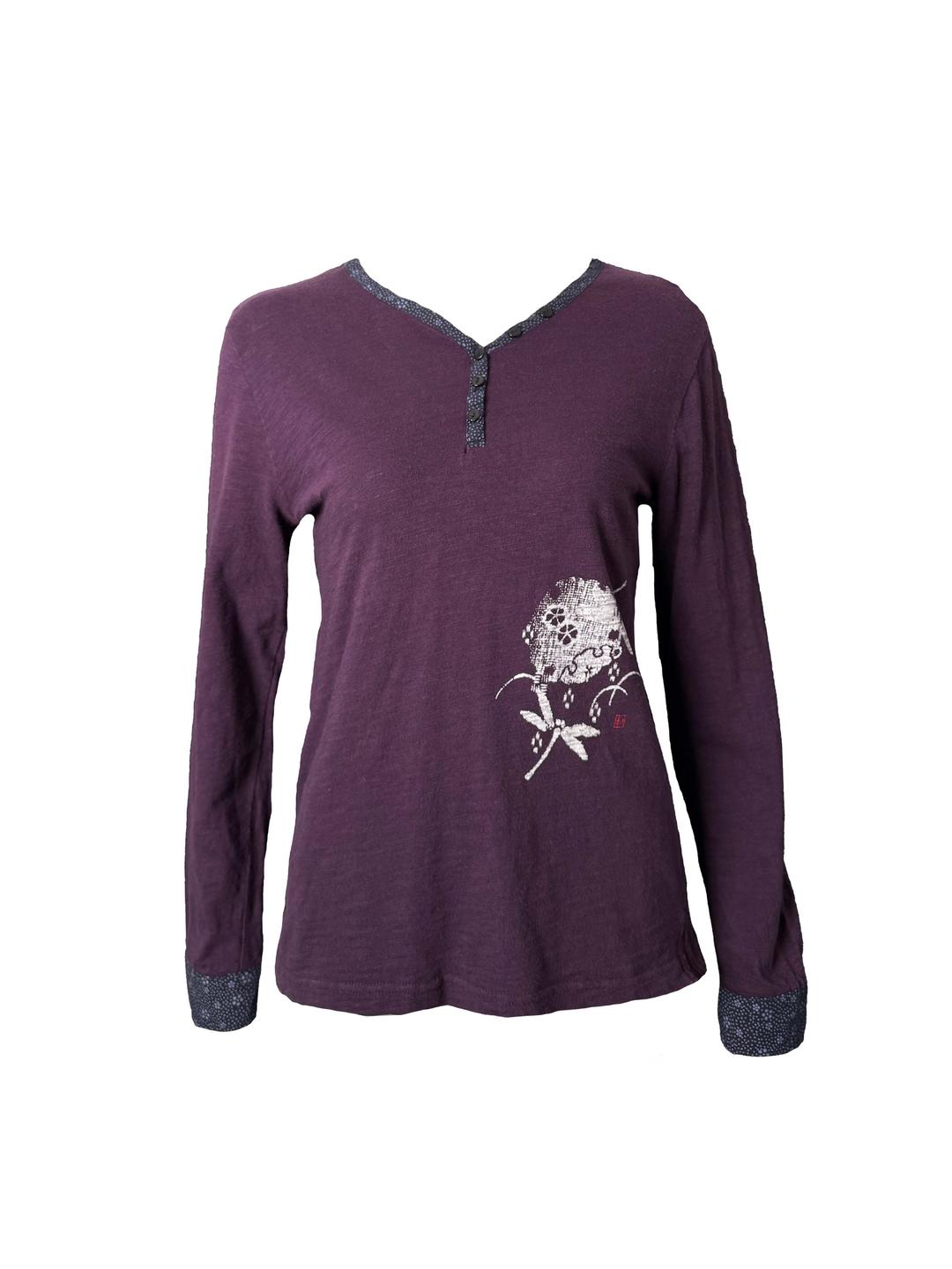 Plum Grunge Long Sleeve