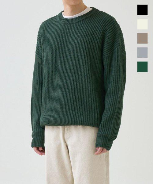 풀오버 크루넥 니트 (5 COLOR)