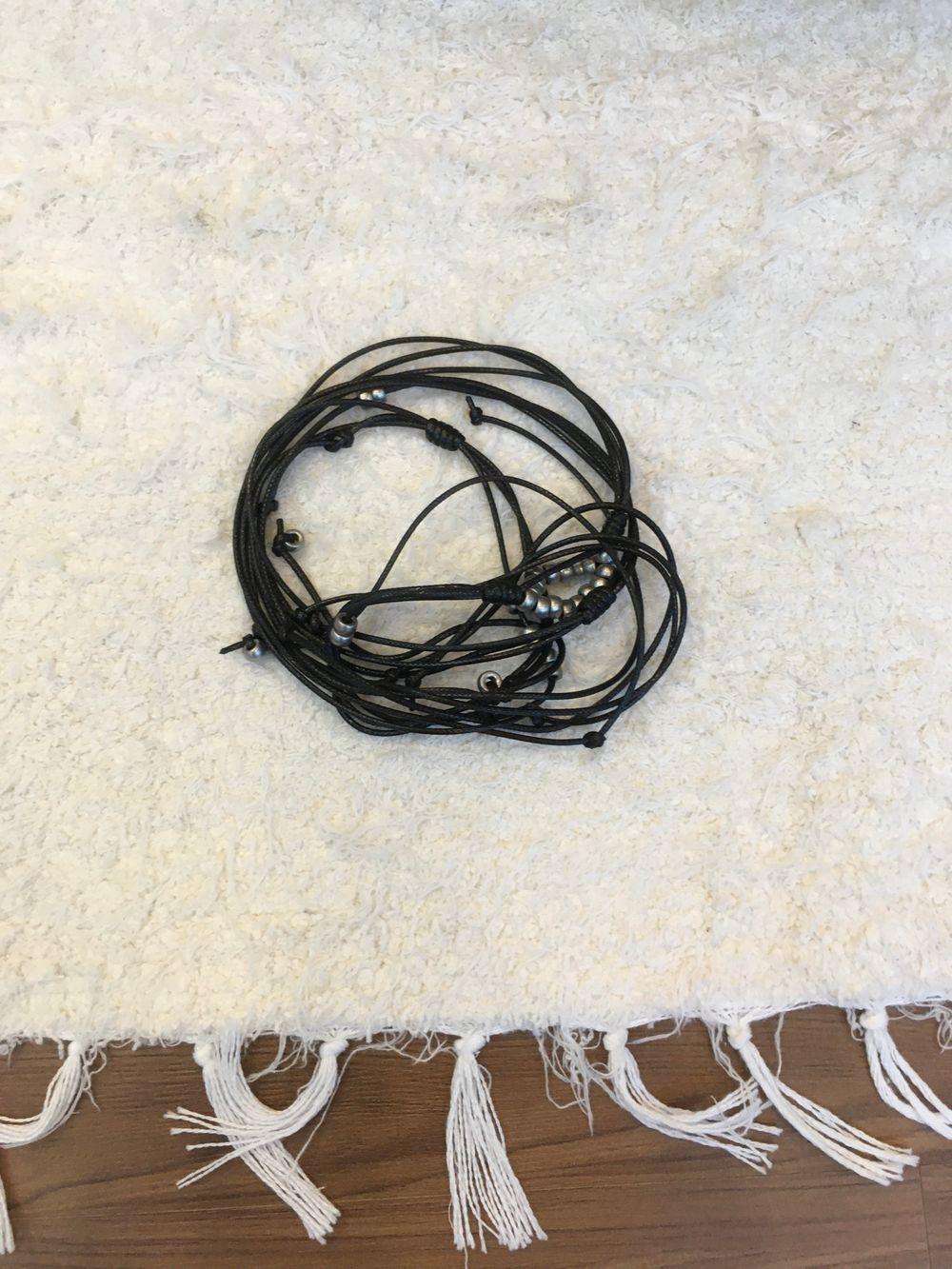 아방듀 [ 유용템 ] 실버링 포인트 매듭 벨트