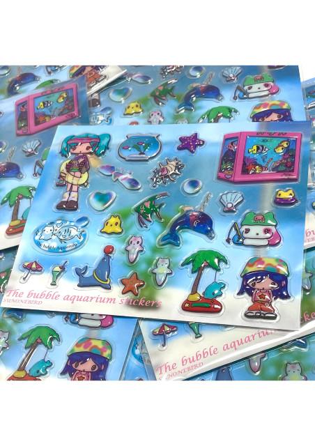 [ Sunonebird ] The bubble aquarium stickers