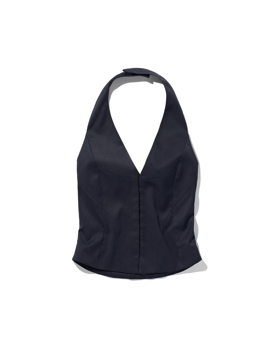 CONTOUR V-NECK VEST_NAVY
