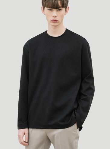 HIGH VENT LAYERED T-SHIRT [BLACK]