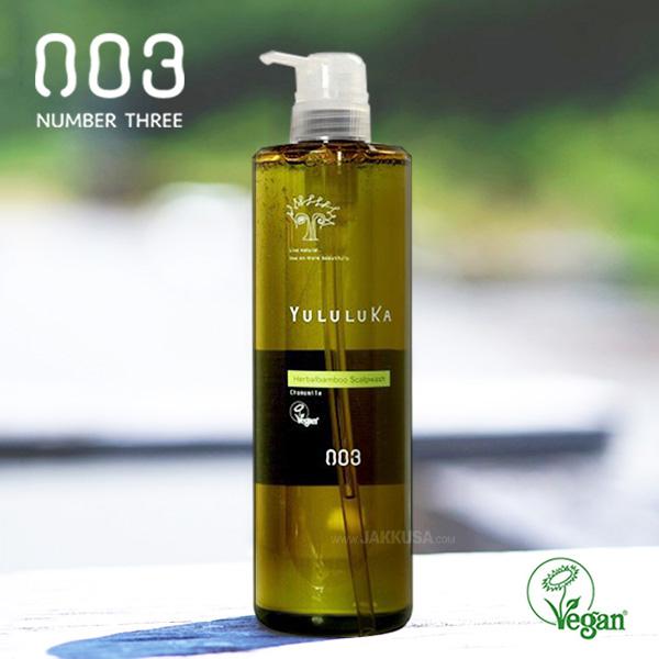 넘버쓰리 유루루카 허벌뱀부 스켈프워시 샴푸 660ml 비듬각질 두피클렌징