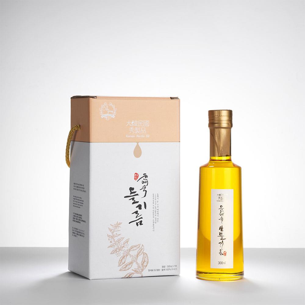 [장유원] 장유원 생들기름 300mL (예천 윤혜숙 생들기름) 국산깨 100% 오메가3