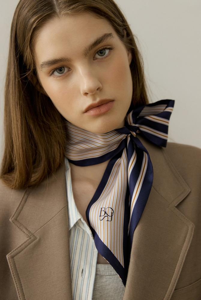 sienna twilly scarf - navy