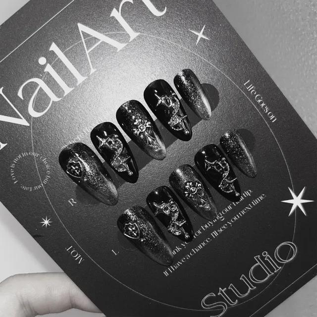 🖤﻿신상할인✨블랙그라데이션🖤﻿수제네일팁