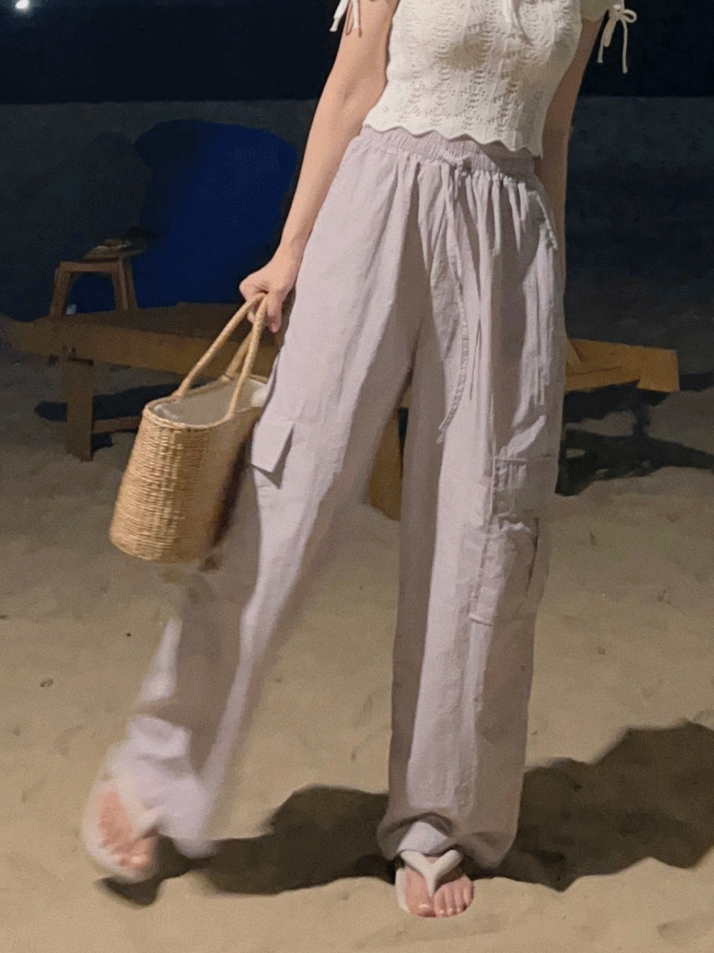 멜티드 [무료배송🌷] 아일랜드 나일론 카고팬츠 pt