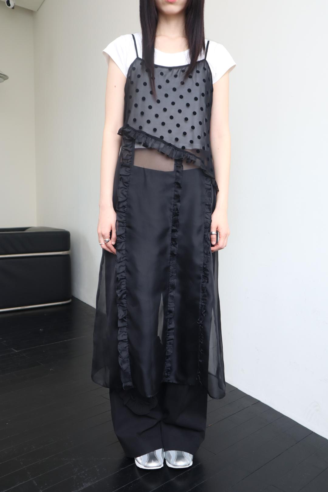 DOTS SEER LAYERED DRESS