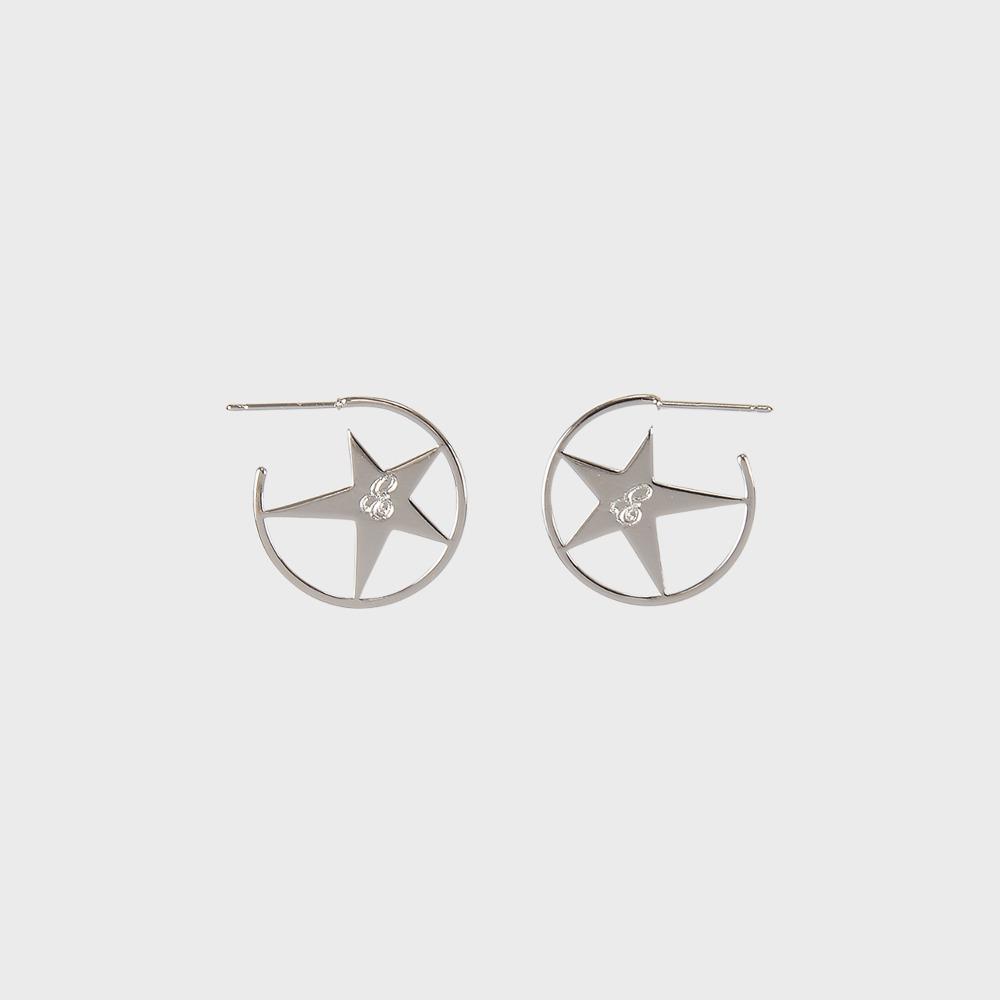 SHOOTING STAR HOOF EARRING (SILVER)