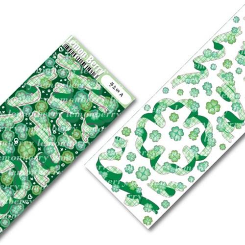 [레몬베리] 클로버 컨페티 리무버블 씰스티커