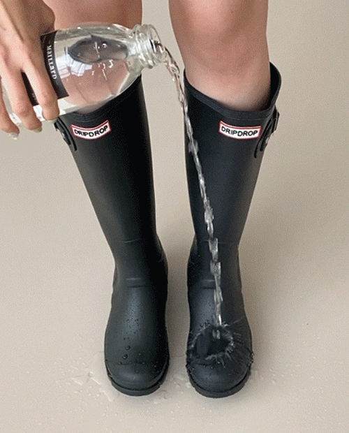 [장마철대비☔] 레이니 롱 레인부츠 여름 장화 (3.5cm)