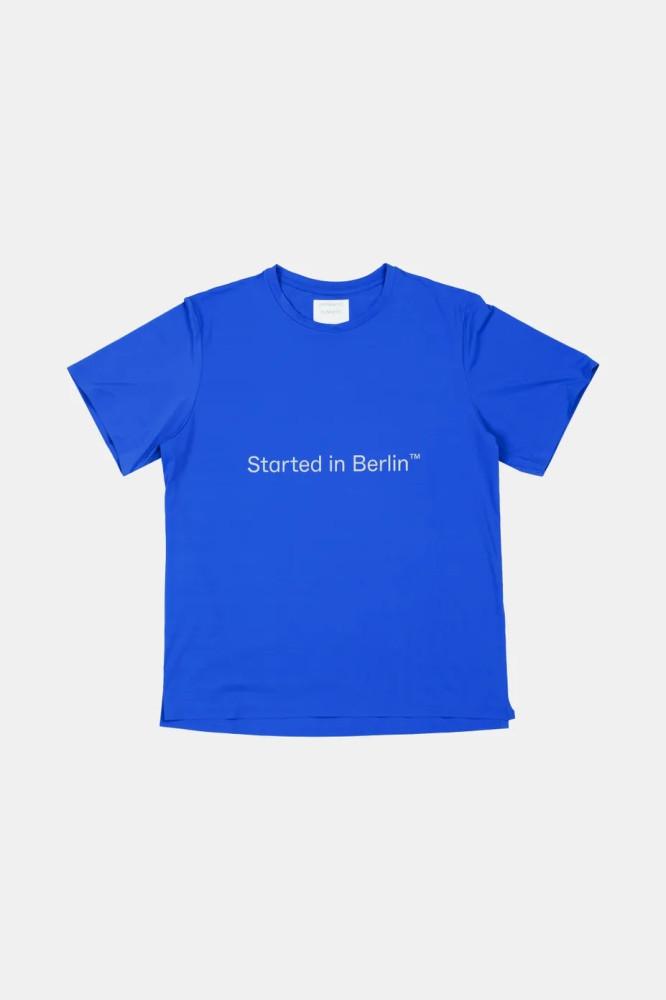 [Optimistic Runners] 옵티미스틱 러너 스타티드 베를린 티셔츠 (4컬러) Started in Berlin T-shirt