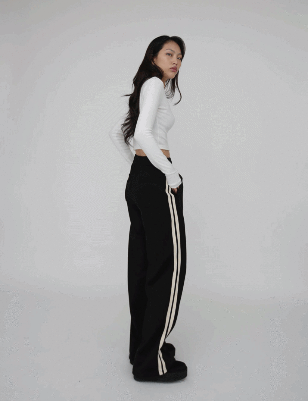 [3단사이즈]레이스트랙 밴딩핀탁일자트레이닝팬츠 TPBPT160X