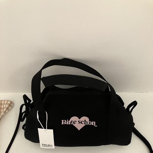 bitte schon-ballet bag black&pink 비테셴 발렛백 블랙핑크(8월 30일 이후 순차배송 상품입니다)