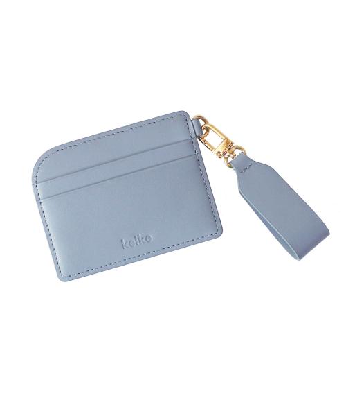 라운드 카드지갑 - 딥 스카이