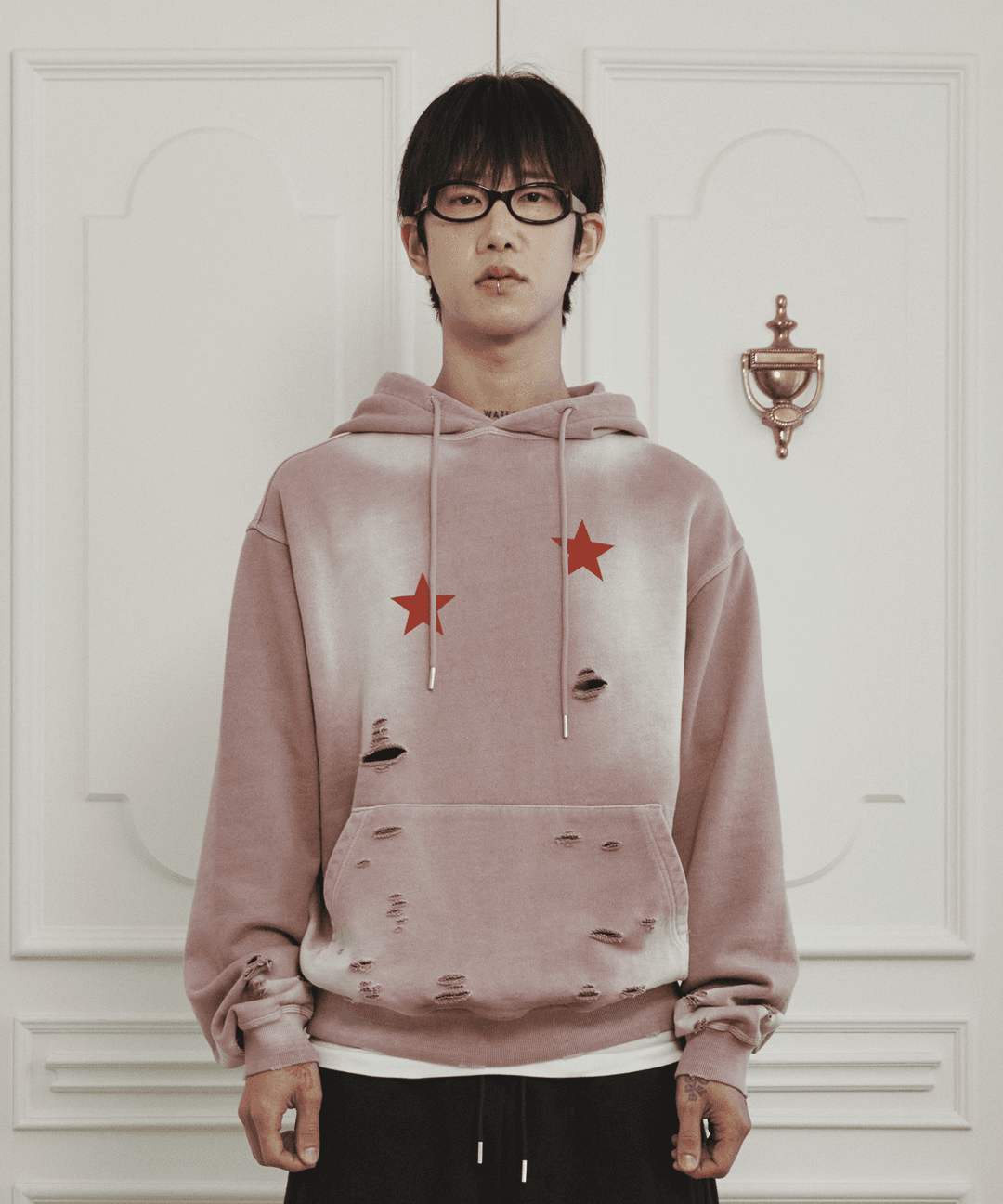 DYING STAR HOODIE PINK