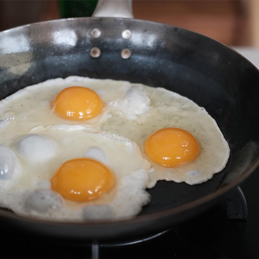 야마다공업소 HANAKO 철 후라이팬 24cm 인덕션 OK / 프라이팬 직화 구이