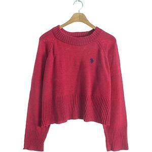 [중고] U.S. POLO ASSN.숏 오버핏 스웨터(SIZE : WOMAN FREE)