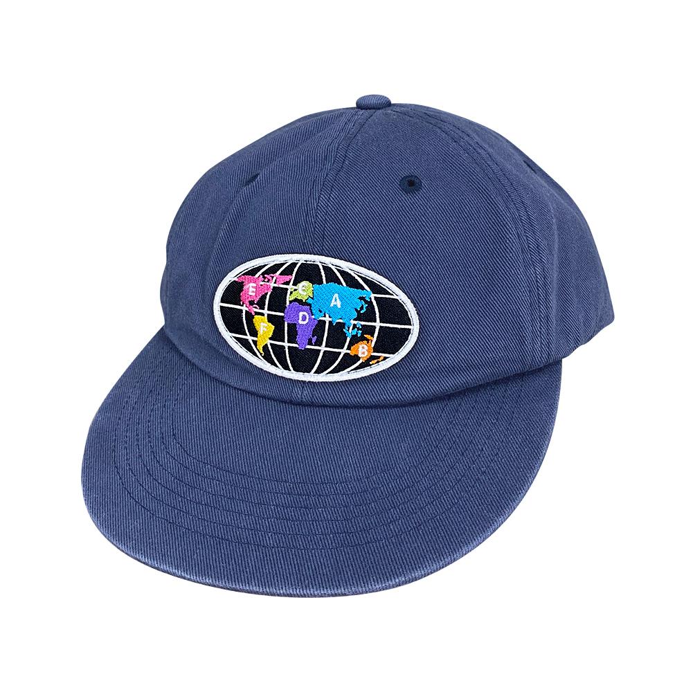 World Map WP Washed Cap Navy