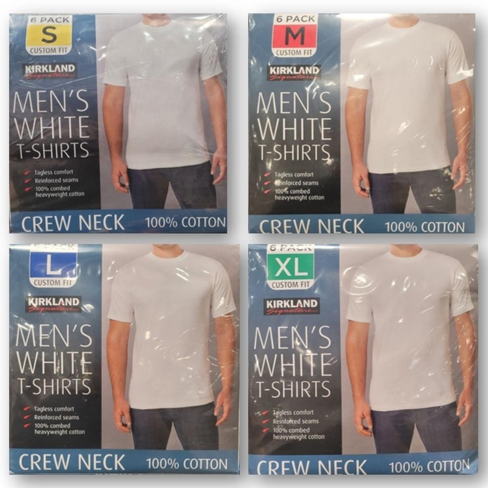 [코스트코] 커클랜드 시그니처 남성 면 라운드티 6매 S,M,L,XL