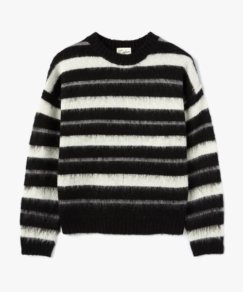 코프위(COFWI)  루나 스트라이프 니트 블랙 - 사이즈 & 후기 | 무신사