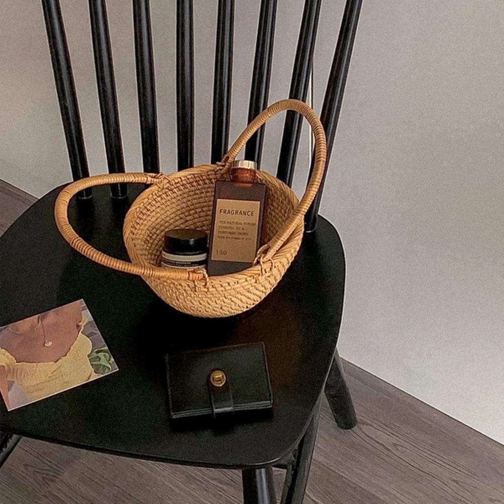 오브젠탈 수공예 라탄 메르시 과일 정리 바구니