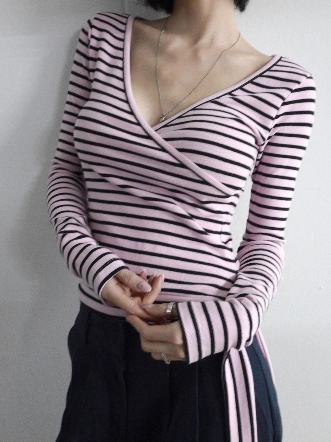 Striped Lap Ribbon T