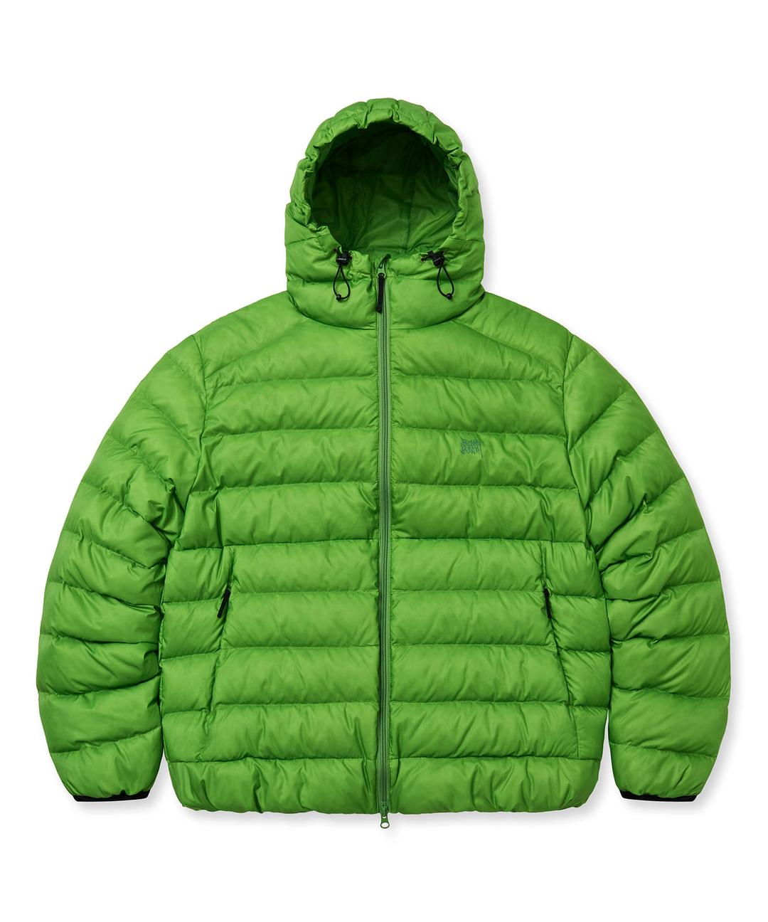 PANELED LIGHT DOWN JACKET - GREEN
