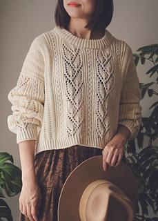 Nia Sweater pattern by Irene Lin