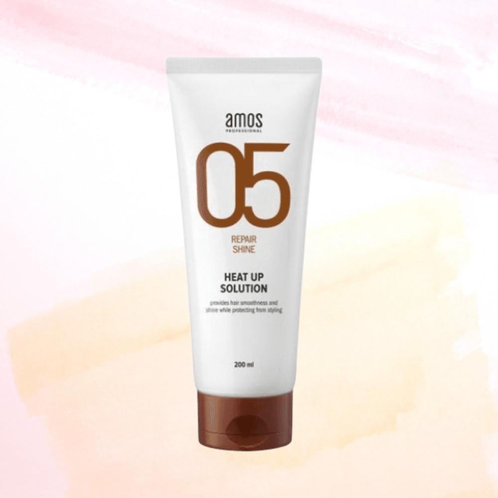 아모스 리페어 샤인 히트업 솔루션 200ml 열손상방지 트리트먼트 에센스 참좋하