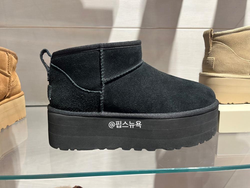 어그 클래식 울트라 미니 플랫폼 블랙 겨울 부츠 UGG 미국