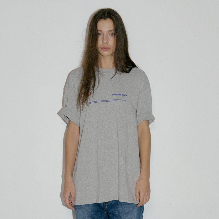 OF LETTERING T_MELANGE GREY