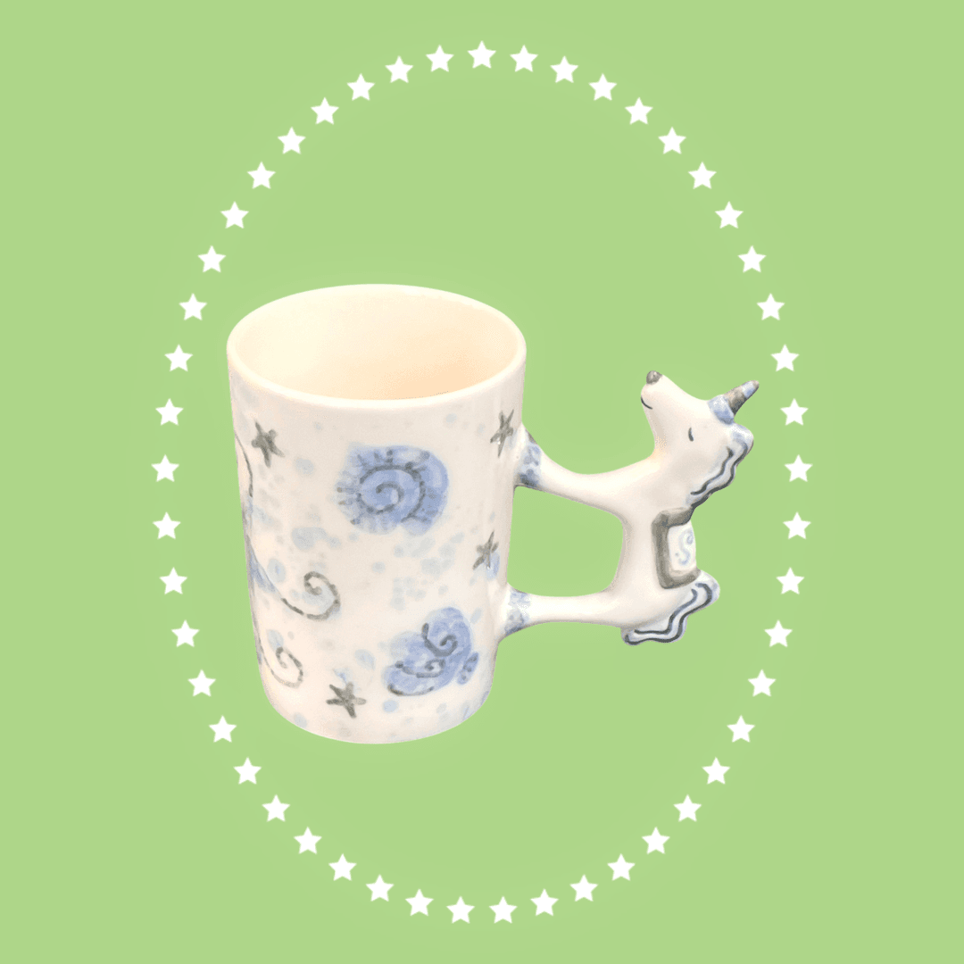 물방울 유니콘머그