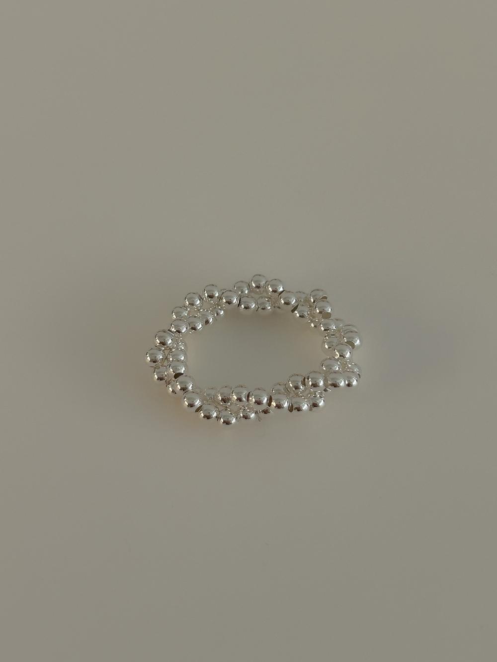 아이로주 [silver925] 인기 동글동글 꼬임 트위스트 실버볼 밴딩반지