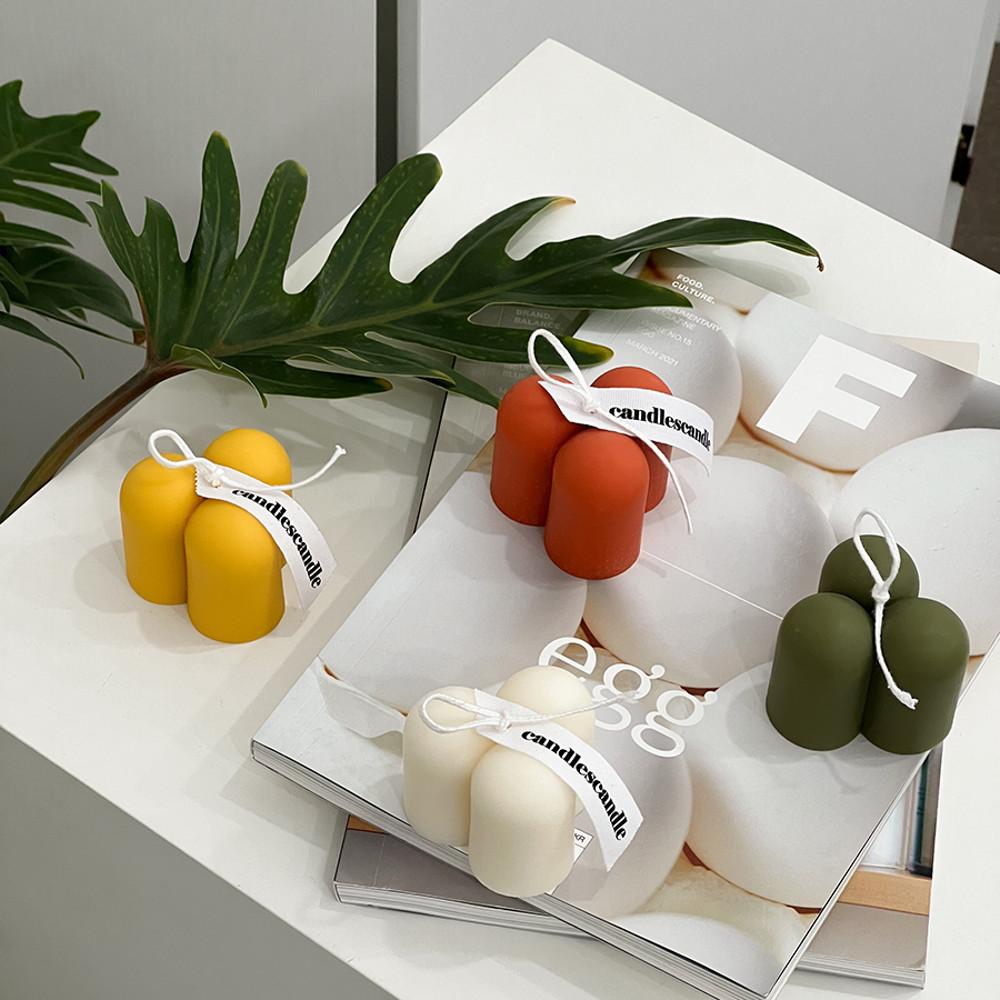 [캔들스캔들] 미니트리오캔들 실속세트 5색상 글라스 세트 답례품 단체선물