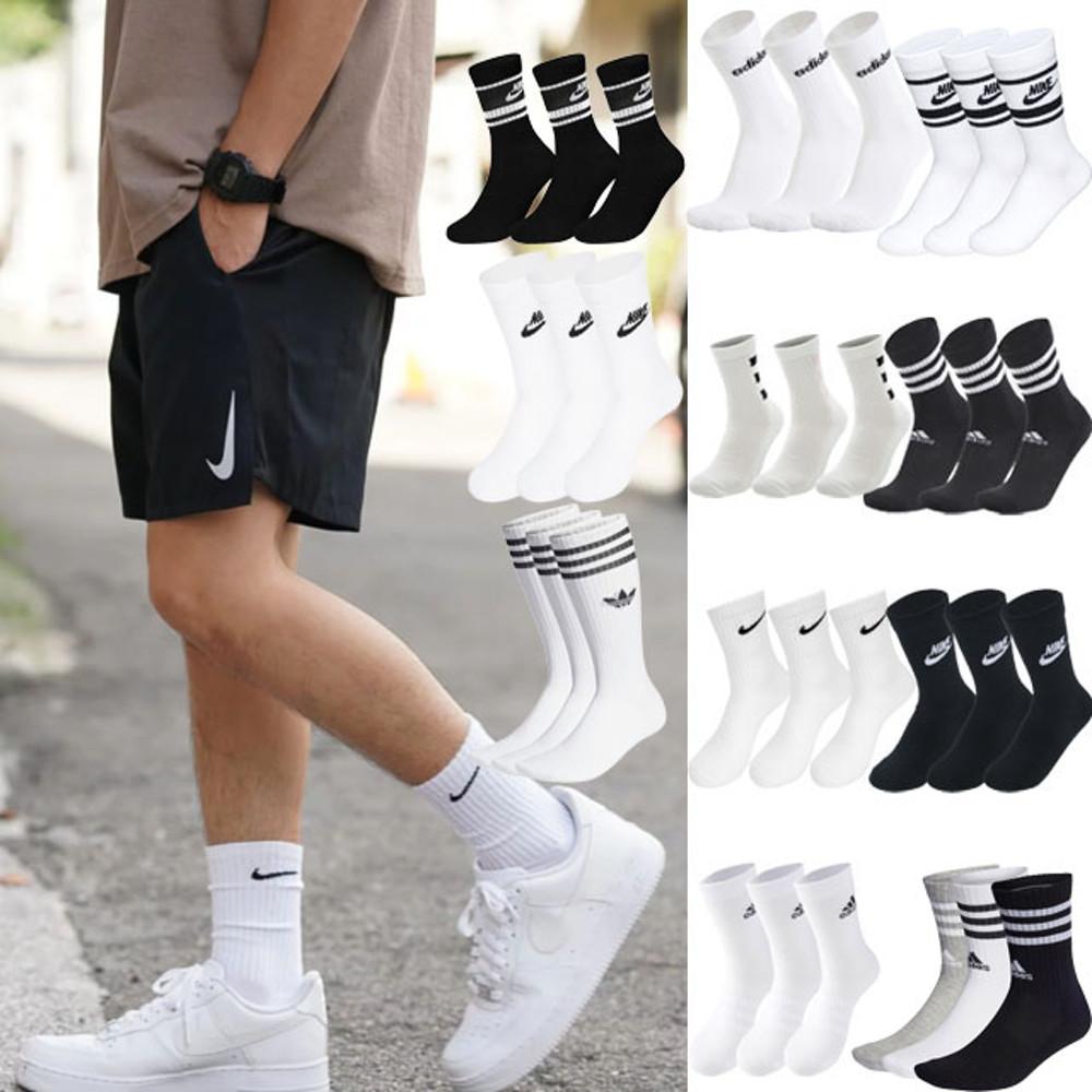 (매장판) 아디다스 나이키 양말 스포츠 두꺼운 쿠션 크루 삭스