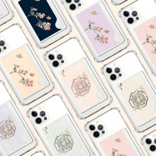 [아이폰15 입고!!] 카드케이스 꽃나무뱁새 호접몽