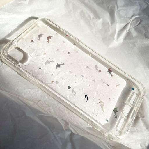 실버 돌고래 스팽글 폰케이스! 그저..영롱 반짝✨🐬