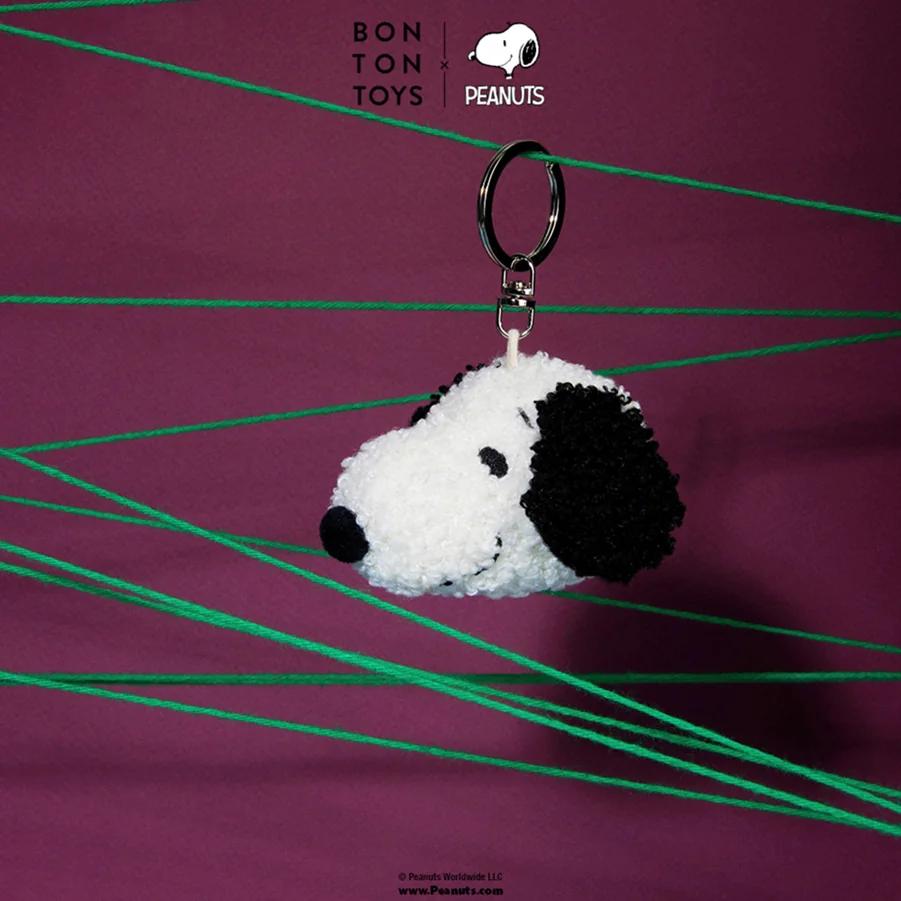 본톤토이즈 Snoopy ECO Tiny Teddy Cream keychain - 4.5cm