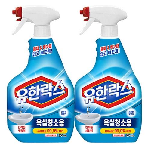 유한락스 욕실청소용 세정제, 900ml, 2개 - 욕실세정제 | 쿠팡